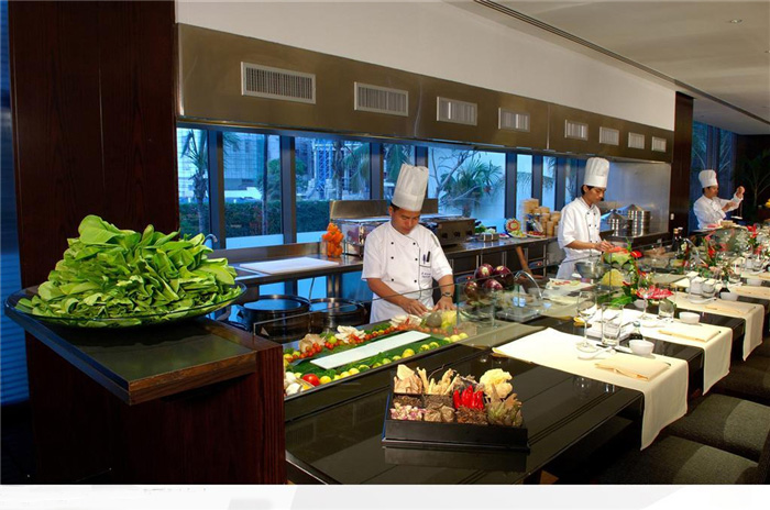 優(yōu)佰特做的成都露?？Х任鞑蛷d廚房設(shè)備案例圖片