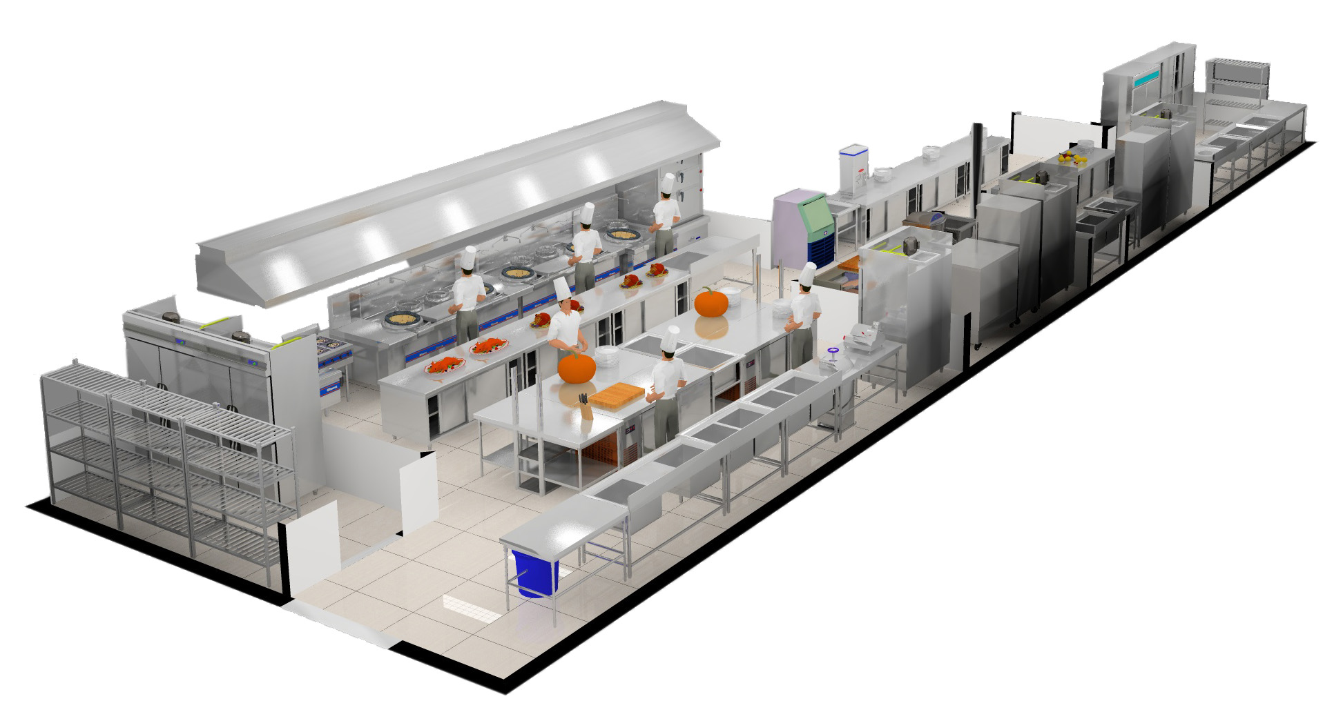 小飯店廚房設(shè)計圖片