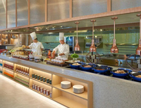 酒店廚房設(shè)備廠家和你聊聊星級酒店自助餐臺的那些事